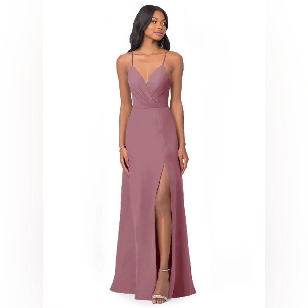 Azazie Pink Strapless Dress